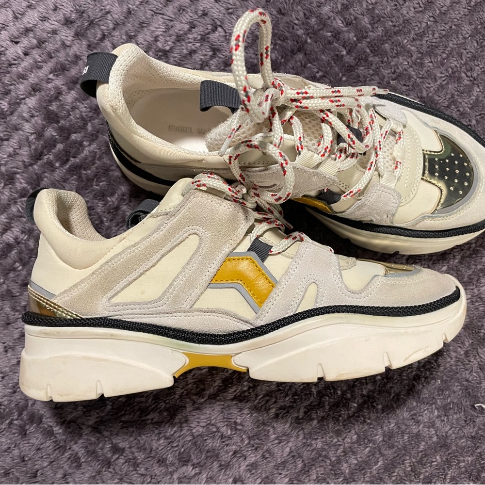 Isabel Marant Kindsay Sneakers Size 37 or US 6 1/2 payed $725+ tax